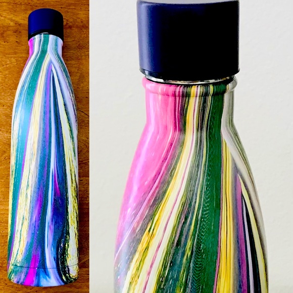 New Colorful Woodgrain STAINLESS STEEL Water Flask - Picture 1 of 9